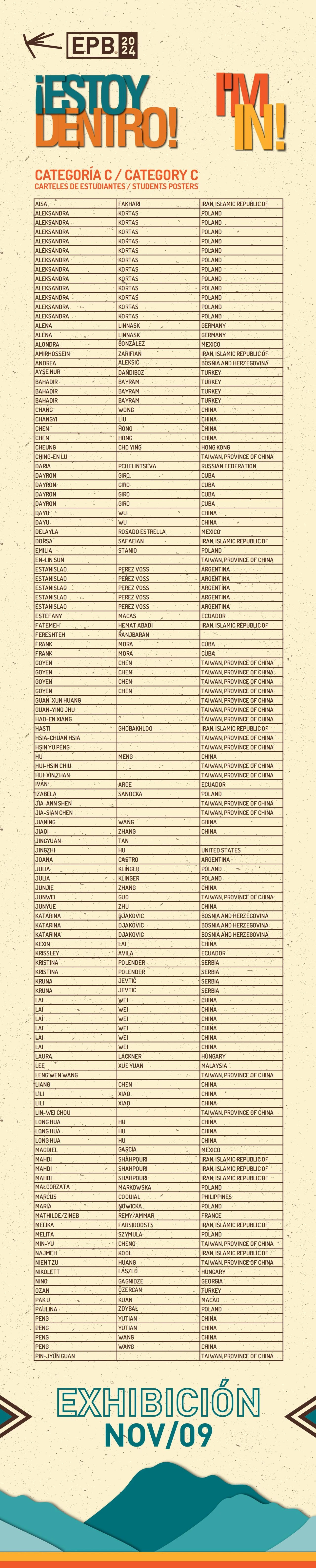 图片[4]-2024厄瓜多尔国际海报双年展入选名单-设擂台-设计比赛信息平台|赛事征集·赛程查询·比赛资讯